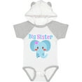 thumbnail image 1 of Inktastic Big Sister elephant Girls Baby Bodysuit, 1 of 5