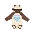 thumbnail image 1 of Inktastic Big Sister elephant Girls Long Sleeve Baby Bodysuit, 1 of 5