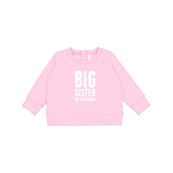 Inktastic Big Sister in Training Baby Sweatshirt