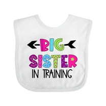 Inktastic Big Sister in Training Girls Baby Bib