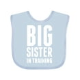 thumbnail image 1 of Inktastic Big Sister in Training Girls Baby Bib, 1 of 4