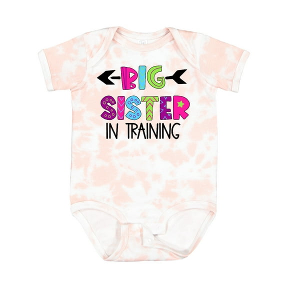 Inktastic Big Sister in Training Girls Baby Bodysuit