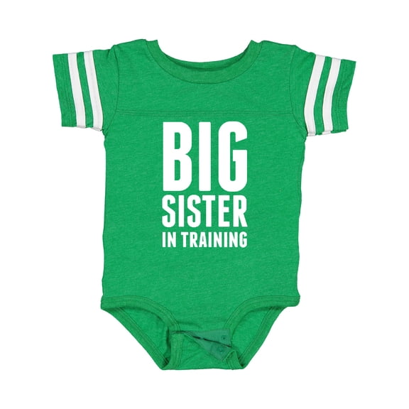 Inktastic Big Sister in Training Girls Baby Bodysuit