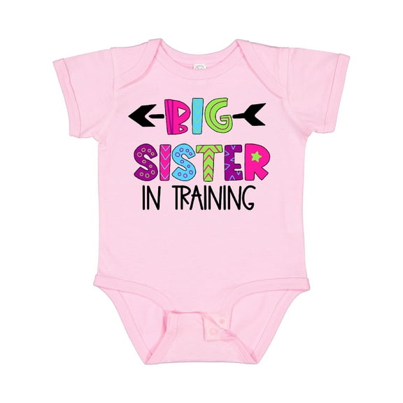 Inktastic Big Sister in Training Girls Baby Bodysuit