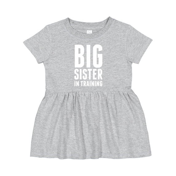 Inktastic Big Sister in Training Girls Baby Dress