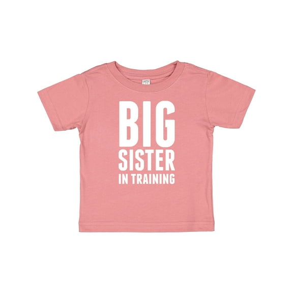 Inktastic Big Sister in Training Girls Baby T-Shirt