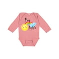 thumbnail image 1 of Inktastic Big Sister- sun and rainbow Girls Long Sleeve Baby Bodysuit, 1 of 5