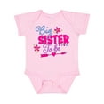thumbnail image 1 of Inktastic Big Sister to Be with Flowers and Arrow Girls Baby Bodysuit, 1 of 5