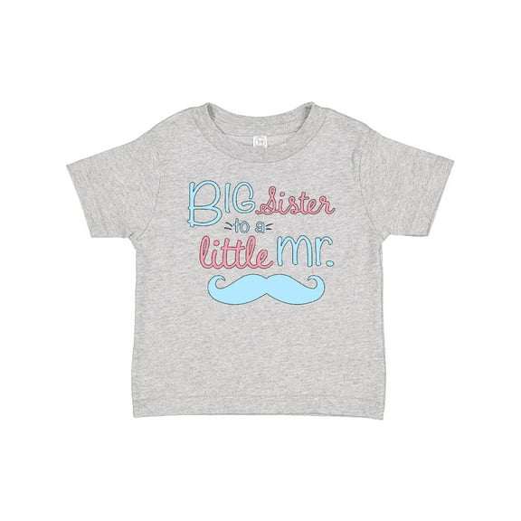 Inktastic Big Sister to a Little Mr Girls Baby T-Shirt