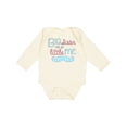 thumbnail image 1 of Inktastic Big Sister to a Little Mr Girls Long Sleeve Baby Bodysuit, 1 of 5