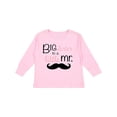 thumbnail image 1 of Inktastic Big Sister to a Little Mr. Girls Long Sleeve Toddler T-Shirt, 1 of 5