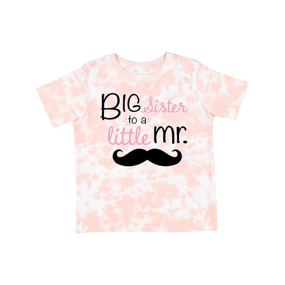 Inktastic Big Sister to a Little Mr. Girls Toddler T-Shirt