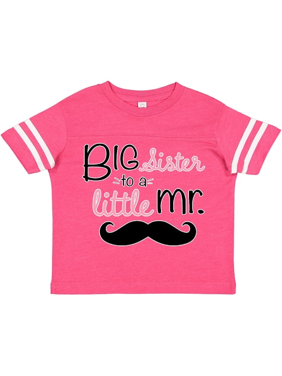 Big Sister to a Little Mr. Girls Toddler T-Shirt