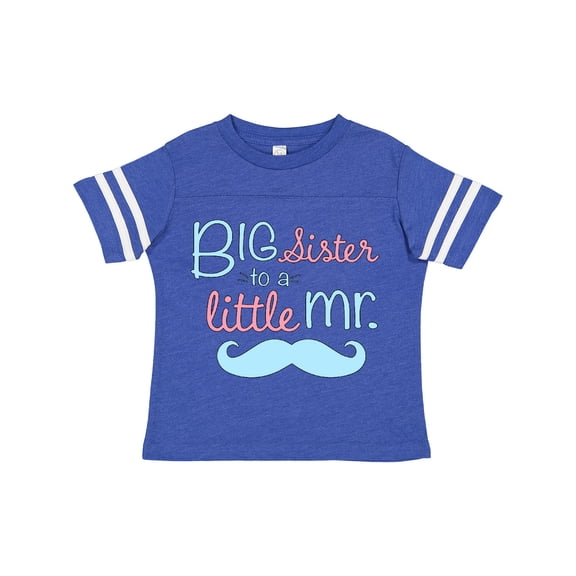 Inktastic Big Sister to a Little Mr Girls Toddler T-Shirt