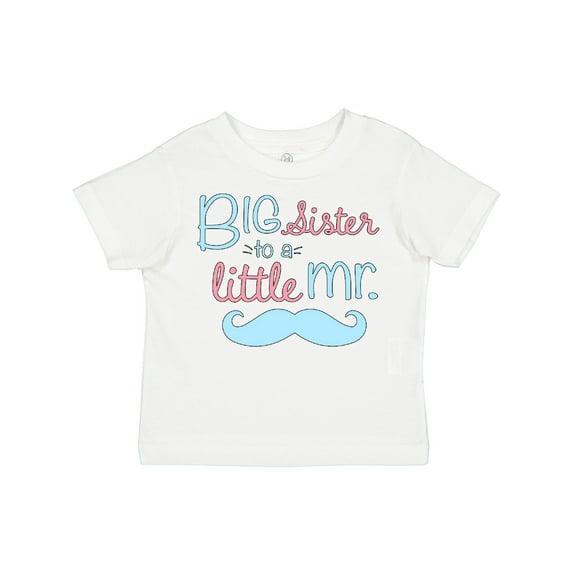 Inktastic Big Sister to a Little Mr Girls Toddler T-Shirt