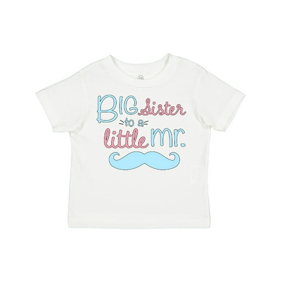 Inktastic Big Sister to a Little Mr Girls Toddler T-Shirt