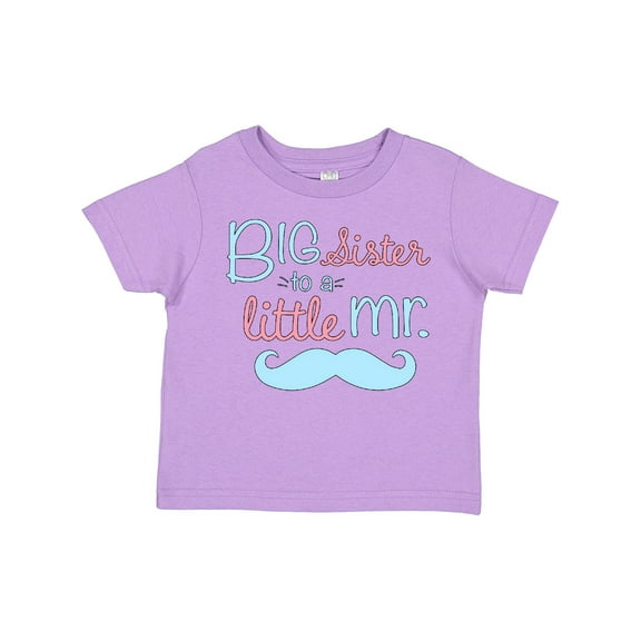 Inktastic Big Sister to a Little Mr Girls Toddler T-Shirt