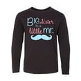 thumbnail image 1 of Inktastic Big Sister to a Little Mr Long Sleeve Youth T-Shirt, 1 of 5