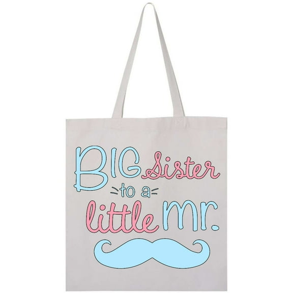 Inktastic Big Sister to a Little Mr Tote Bag
