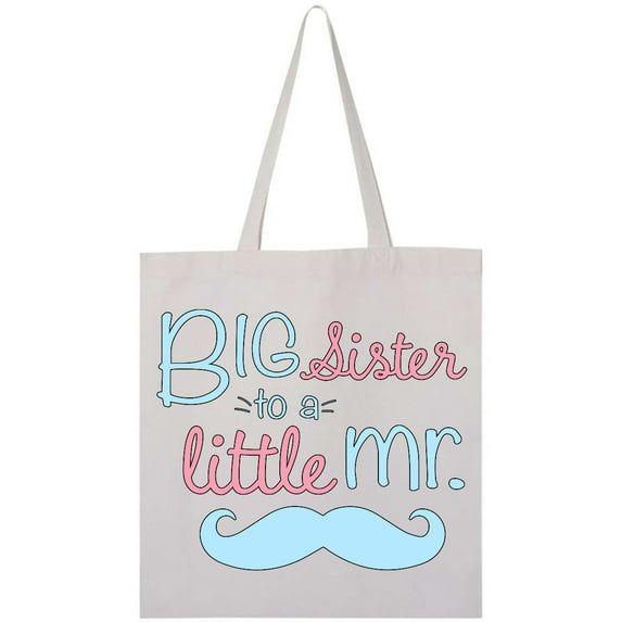 Inktastic Big Sister to a Little Mr Tote Bag