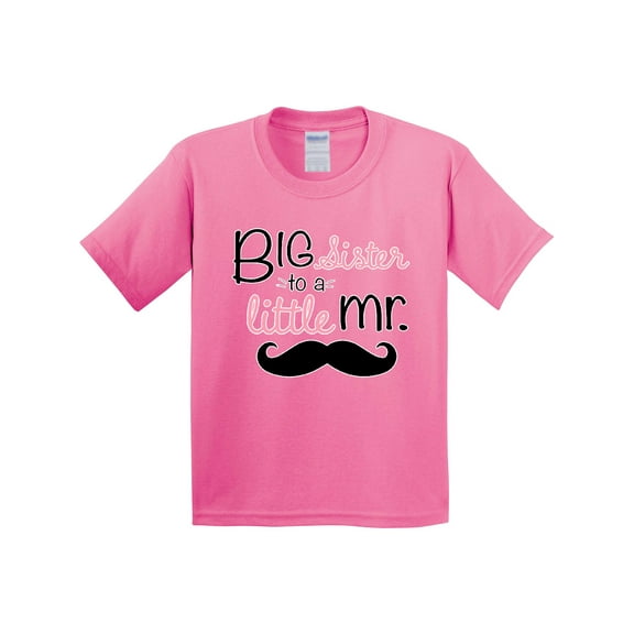 Inktastic Big Sister to a Little Mr. Youth T-Shirt
