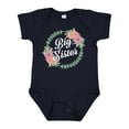 thumbnail image 1 of Inktastic Big Sister with Flower Circle Girls Baby Bodysuit, 1 of 5