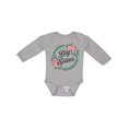 thumbnail image 1 of Inktastic Big Sister with Flower Circle Girls Long Sleeve Baby Bodysuit, 1 of 5