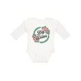 thumbnail image 1 of Inktastic Big Sister with Flower Circle Girls Long Sleeve Baby Bodysuit, 1 of 5