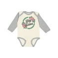 thumbnail image 1 of Inktastic Big Sister with Flower Circle Girls Long Sleeve Baby Bodysuit, 1 of 5