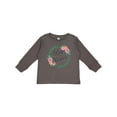 thumbnail image 1 of Inktastic Big Sister with Flower Circle Girls Long Sleeve Toddler T-Shirt, 1 of 5