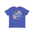thumbnail image 1 of Inktastic Big Sister with Flower Circle Youth T-Shirt, 1 of 5