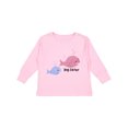 thumbnail image 1 of Inktastic Big Sister with Lil' Brother Girls Long Sleeve Toddler T-Shirt, 1 of 5