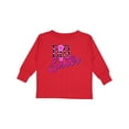 thumbnail image 1 of Inktastic Big Sister with Polka Dots Girls Long Sleeve Toddler T-Shirt, 1 of 5
