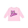 thumbnail image 1 of Inktastic Big Sister with Polka Dots Girls Long Sleeve Toddler T-Shirt, 1 of 5