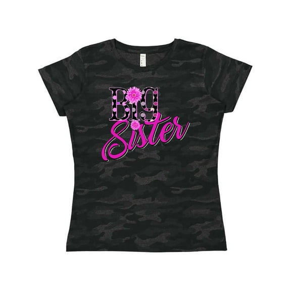 Inktastic Big Sister with Polka Dots Women's T-Shirt