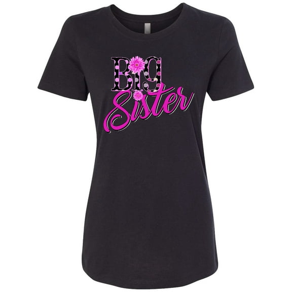 Inktastic Big Sister with Polka Dots Women's T-Shirt