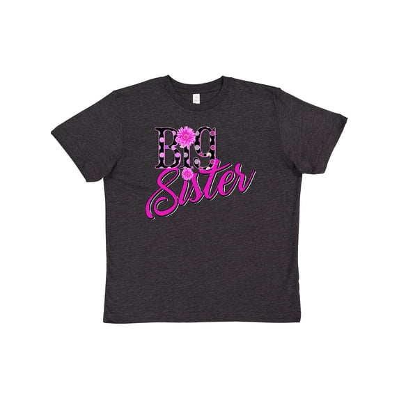 Inktastic Big Sister with Polka Dots Youth T-Shirt