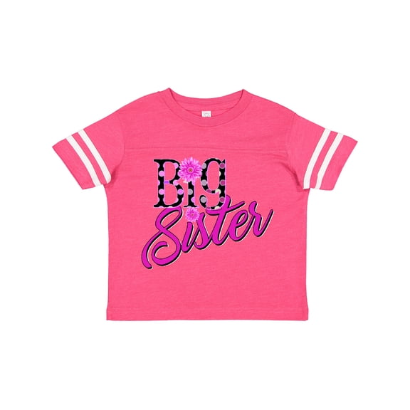 Inktastic Big Sister with polka dots Girls Toddler T-Shirt