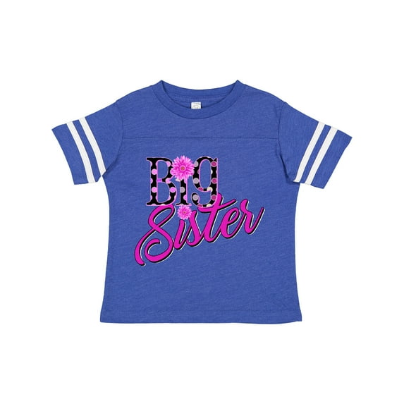 Inktastic Big Sister with polka dots Girls Toddler T-Shirt