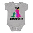 thumbnail image 1 of Inktastic Big Sistersaurus Girls Baby Bodysuit, 1 of 5