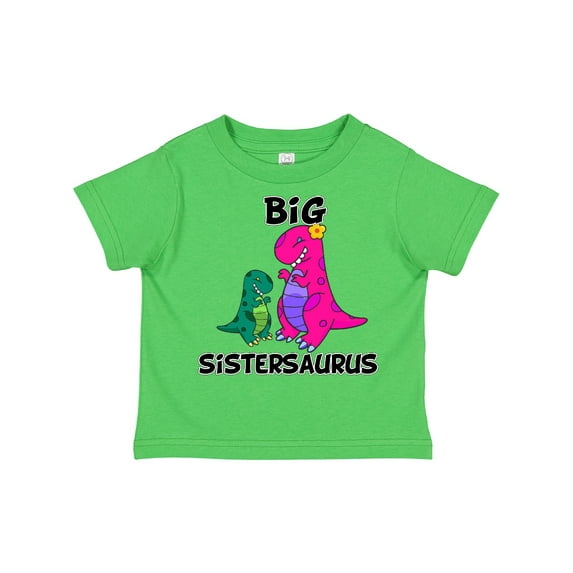 Inktastic Big Sistersaurus Girls Toddler T-Shirt