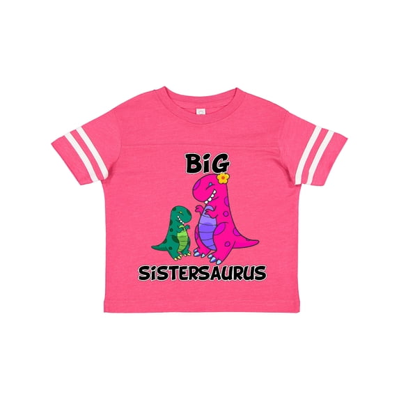 Inktastic Big Sistersaurus Girls Toddler T-Shirt