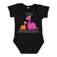 thumbnail image 1 of Inktastic Big Sistersaurus with Cute Sibling Dinosaurs Girls Baby Bodysuit, 1 of 5