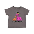 thumbnail image 1 of Inktastic Big Sistersaurus with Cute Sibling Dinosaurs Girls Toddler T-Shirt, 1 of 5
