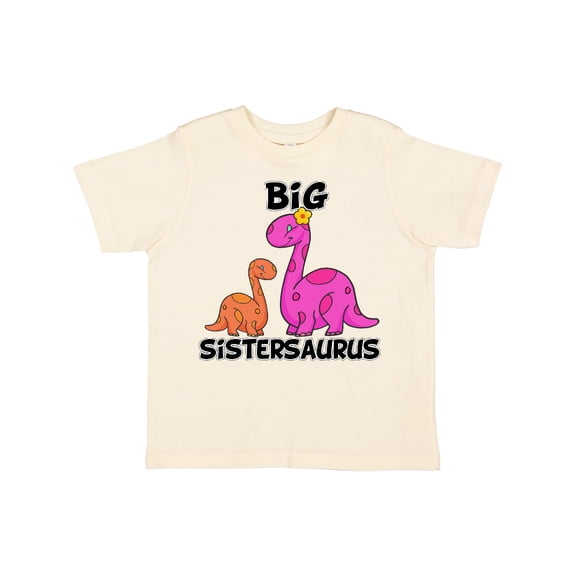 Inktastic Big Sistersaurus with Cute Sibling Dinosaurs Girls Toddler T-Shirt