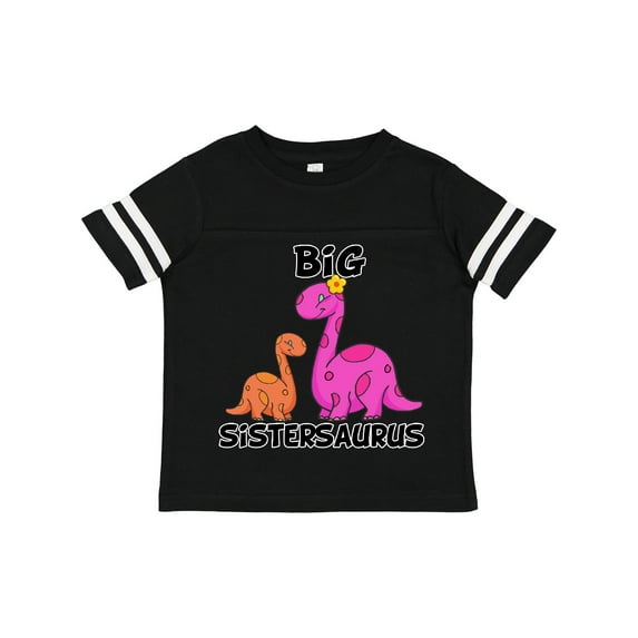 Inktastic Big Sistersaurus with Cute Sibling Dinosaurs Girls Toddler T-Shirt