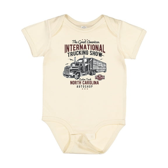 Inktastic Big Truck Boys or Girls Baby Bodysuit