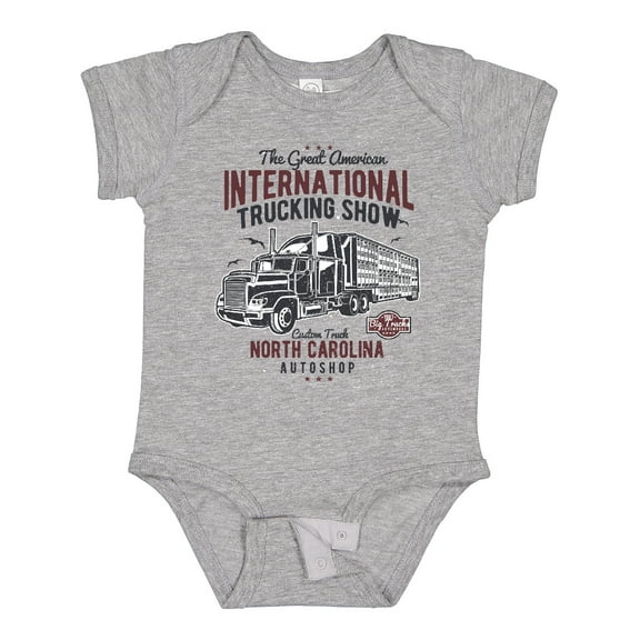 Inktastic Big Truck Boys or Girls Baby Bodysuit