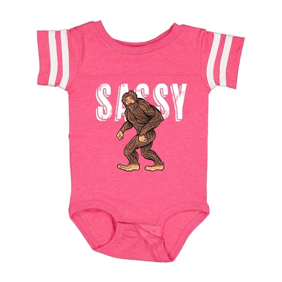 Inktastic Bigfoot Sassy Happy Sasquatch Boys or Girls Baby Bodysuit