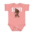 thumbnail image 1 of Inktastic Bigfoot Sassy Happy Sasquatch Boys or Girls Baby Bodysuit, 1 of 5